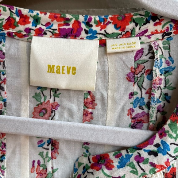 Anthropologie Maeve Hiver Floral Blouse - Picture 7 of 8